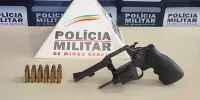 VIOLÊNCIA DOMÉSTICA Homem é preso e tem revólver apreendido após proibir mulher de sair de casa