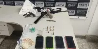 TRÁFICO DE DROGAS Operação explode ponto de drogas com armamento pesado em Barão de Cocais