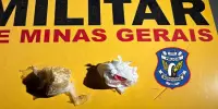 TRÁFICO DE DROGAS Nervosismo entrega motociclista com drogas em rodovia de Santa Maria de Itabira