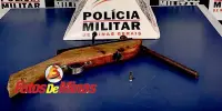 EM SANTA MARIA Polícia Militar apreende arma e prende homem por porte ilegal