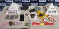 EM BARÃO DE COCAIS Menor infrator de 17 anos é apreendido por tráfico de drogas no bairro Santa Cruz