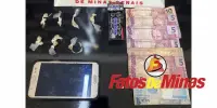 EM SANTA BÁRBARA Homem de 35 anos é preso com pedras de crack ao tentar fugir da Polícia Militar