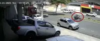 Câmeras registram fuga de criminosos após morte de policial militar