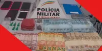 TRÁFICO DE DROGAS Operação da Polícia Militar prende quatro pessoas e apreende drogas e dinheiro
