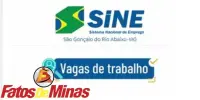 SINE de São Gonçalo do Rio Abaixo divulgou vagas nesta sexta-feira (18)