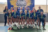 Futsal Feminino Sub-17 de São Gonçalo conquista terceiro lugar na Copa Fabricianense Geração de Craques