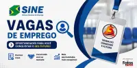 60 VAGAS DE EMPREGO ABERTAS EM ITABIRA HOJE - O Sine Itabira divulgou novas oportunidades de trabalho nesta sexta-feira (18)